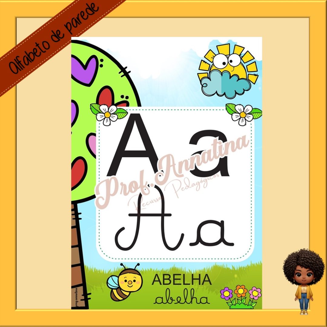 ALFABETO DE PAREDE - JARDIM