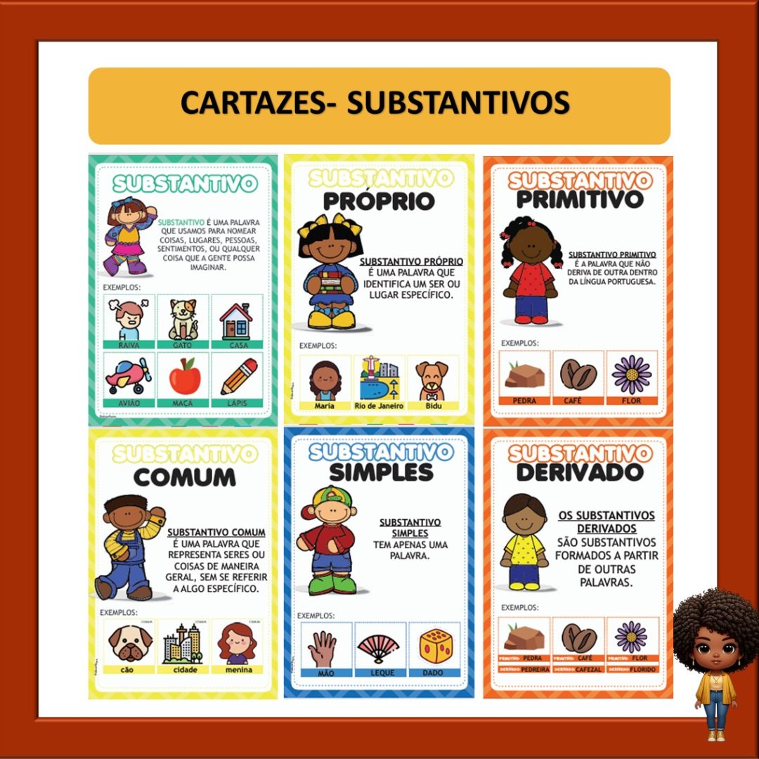 KIT CARTAZES - SUBSTANTIVOS