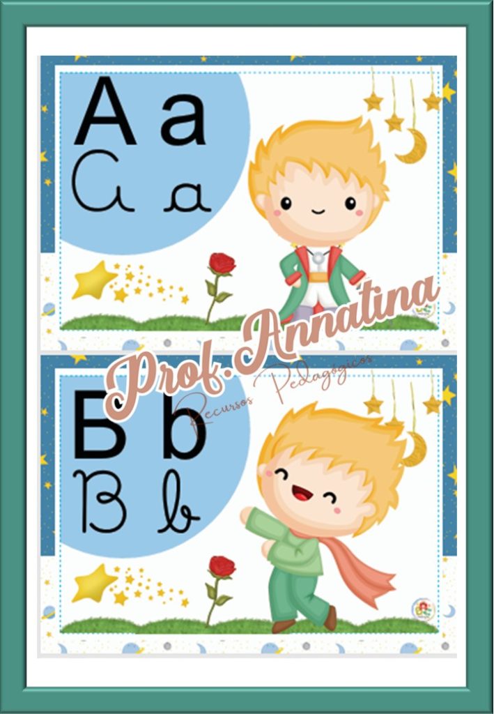 ALFABETO DE PAREDE – PEQUENO PRINCÍPE – Loja Prof. Anna Tina