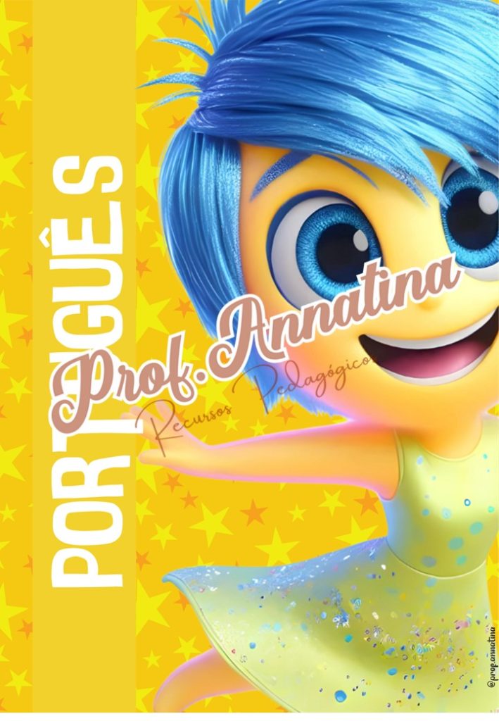 CAPAS PARA CADERNO – DIVERTIDAMENTE – Loja Prof. Anna Tina