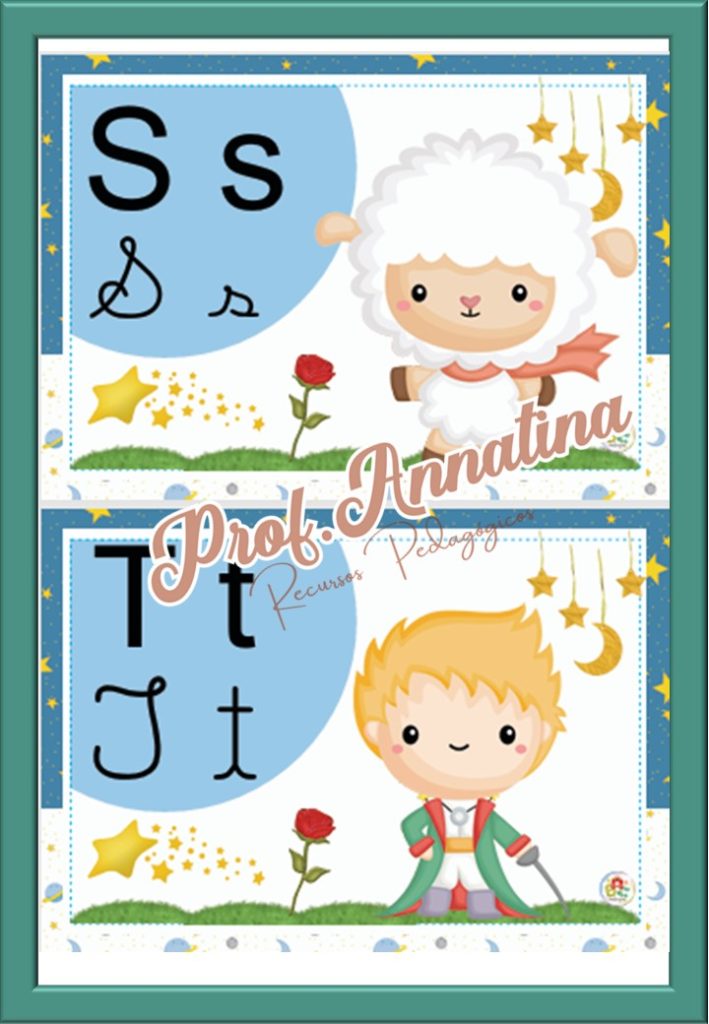 ALFABETO DE PAREDE – PEQUENO PRINCÍPE – Loja Prof. Anna Tina