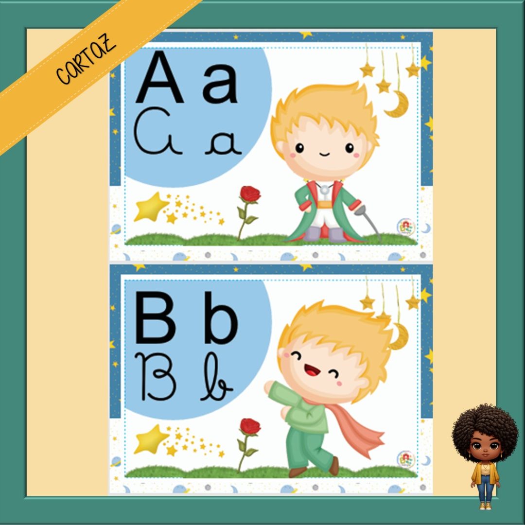 ALFABETO DE PAREDE - PEQUENO PRINCÍPE