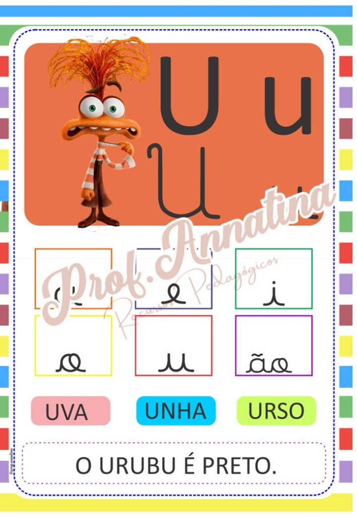 ALFABETO DE PAREDE – DIVERTIDAMENTE – Loja Prof. Anna Tina