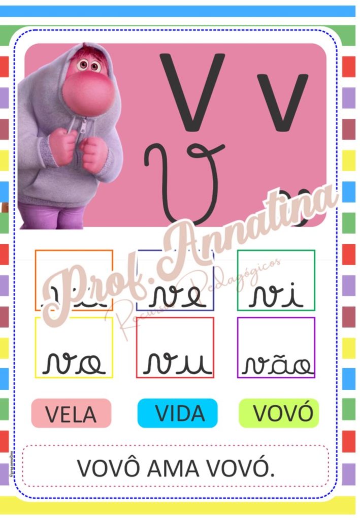 ALFABETO DE PAREDE – DIVERTIDAMENTE – Loja Prof. Anna Tina