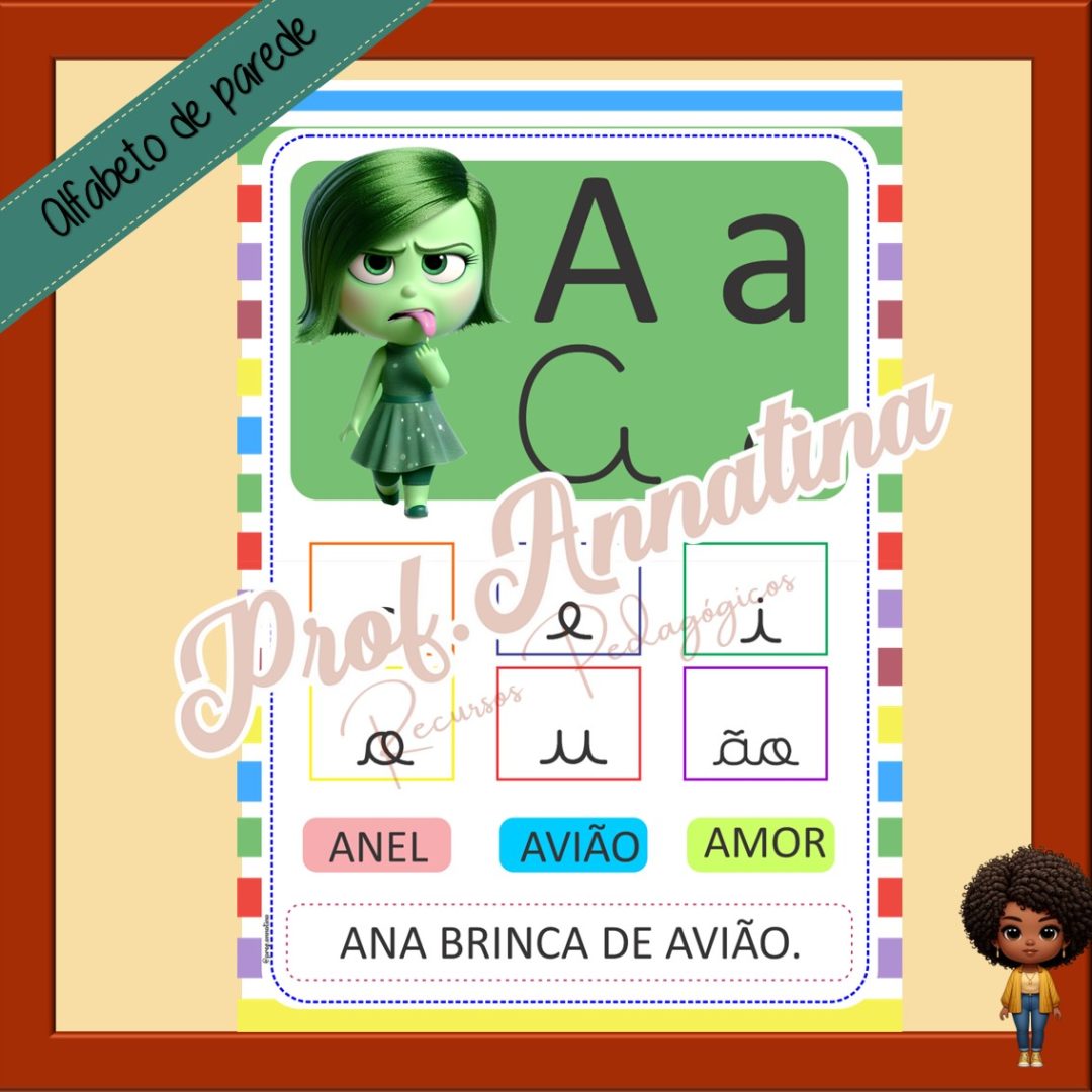 ALFABETO DE PAREDE - DIVERTIDAMENTE