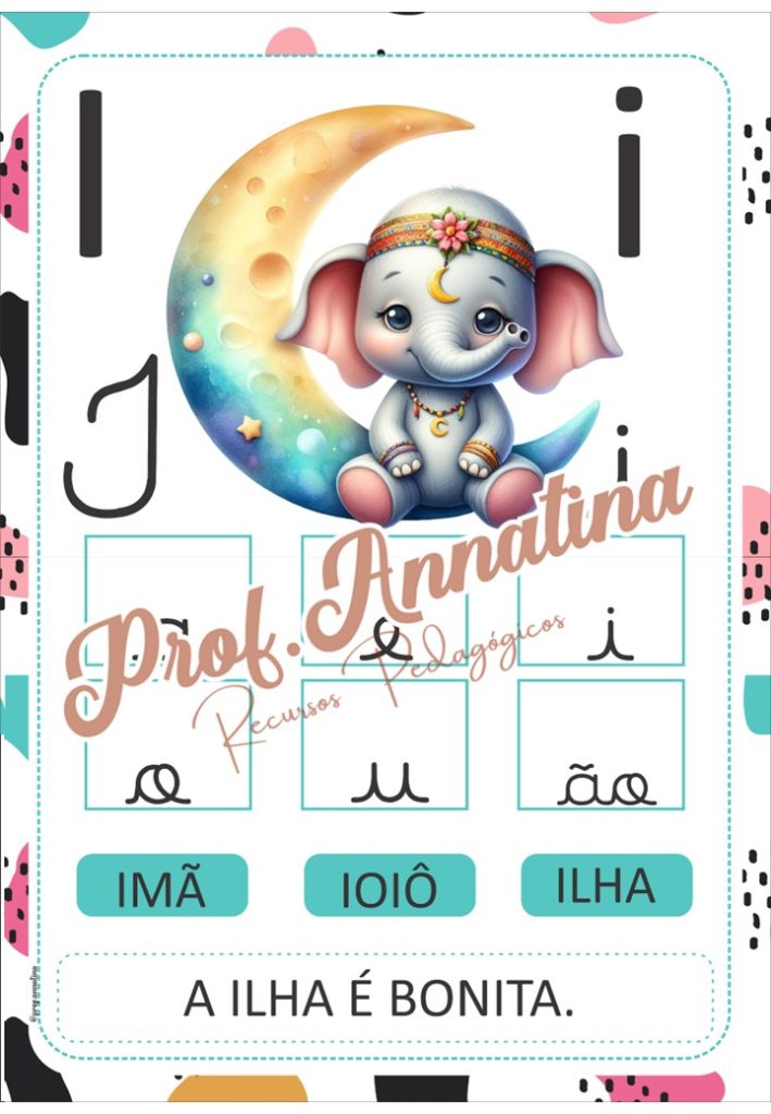 ALFABETO DE PAREDE – ELEFANTINHO – Loja Prof. Anna Tina
