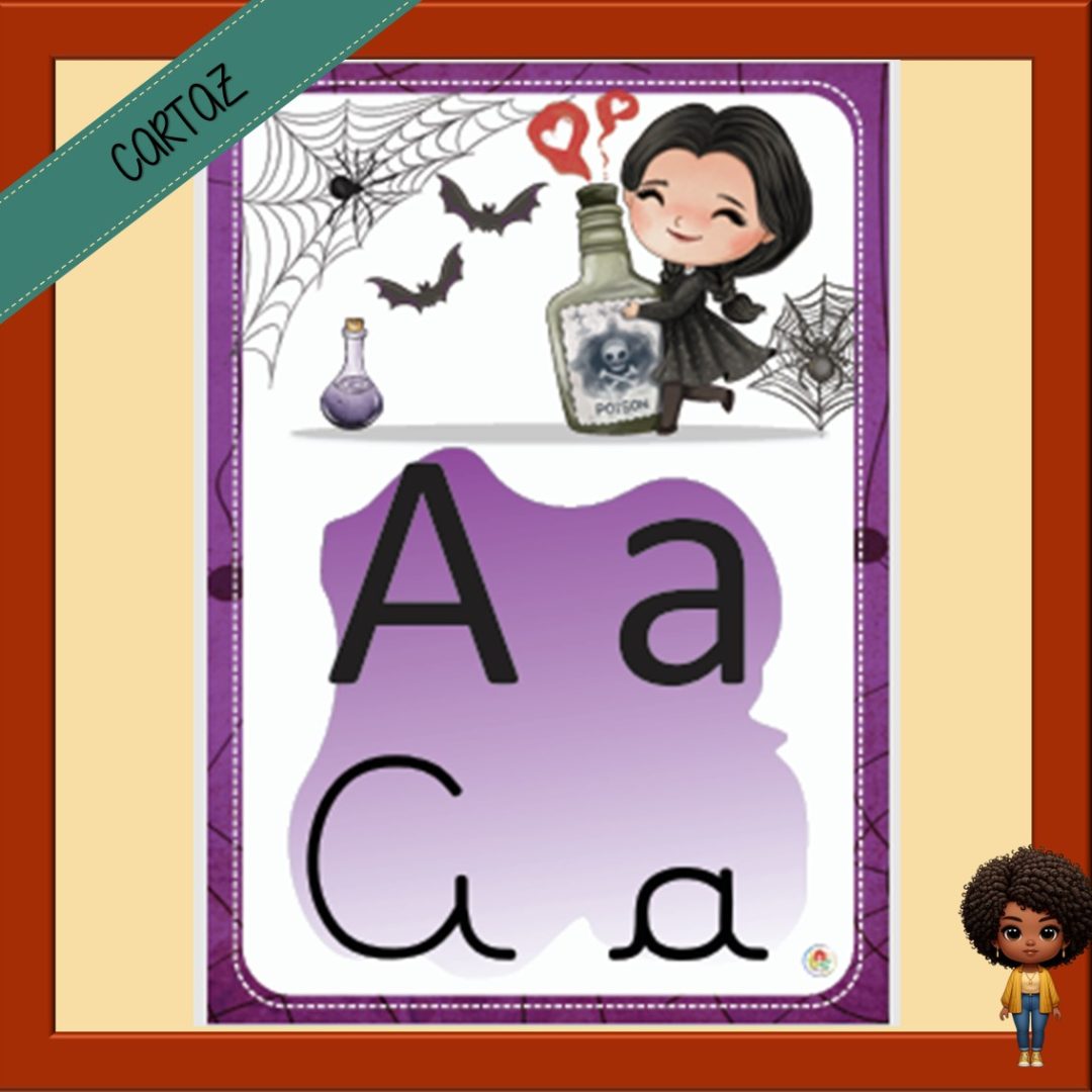 ALFABETO DE PAREDE - WANDINHA