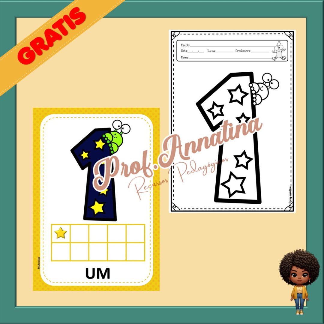 CARTAZ NÚMERICO E ATIVIDADE - 0 À 10