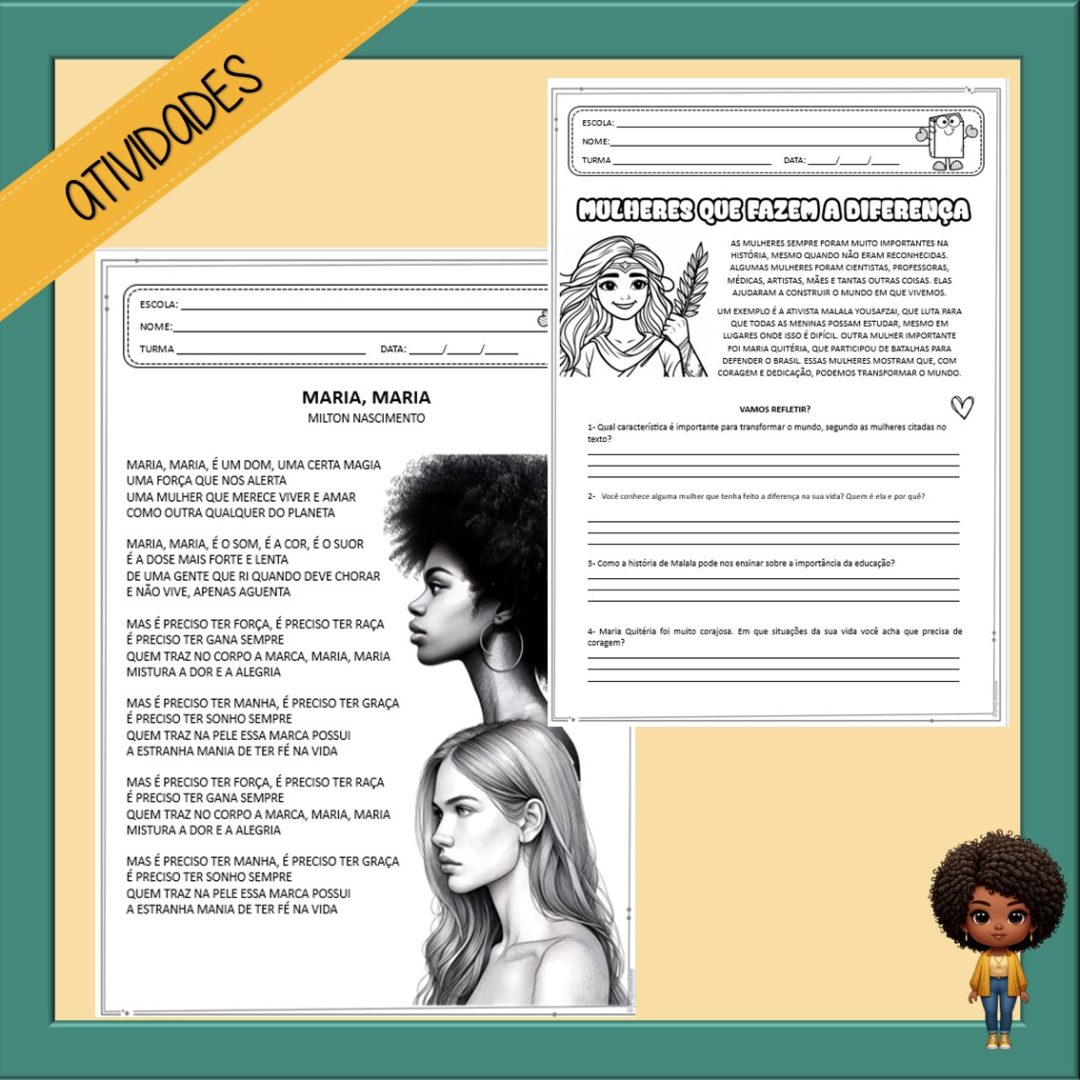 ATIVIDADE DIA DA MULHER