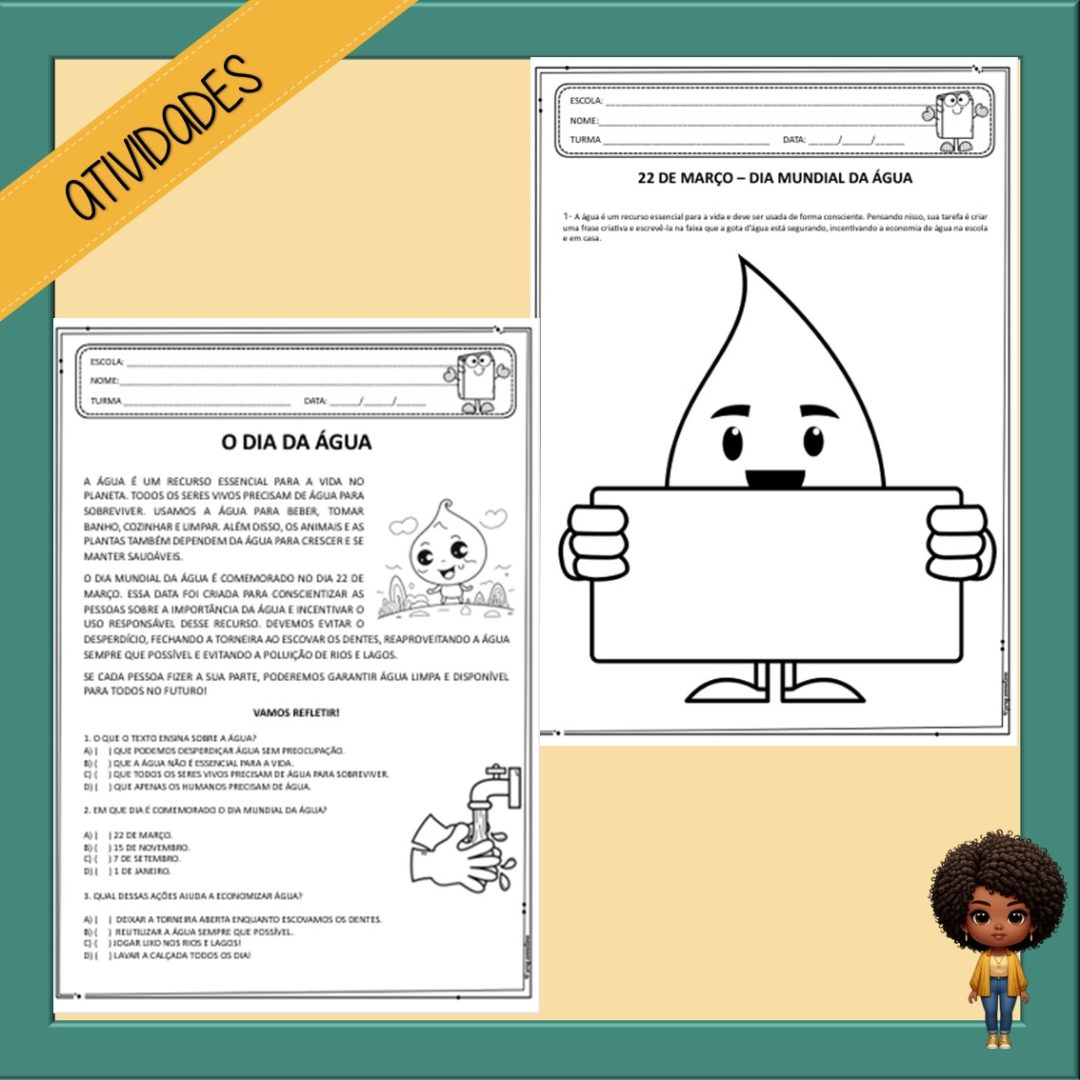 ATIVIDADE DIA DA ÁGUA