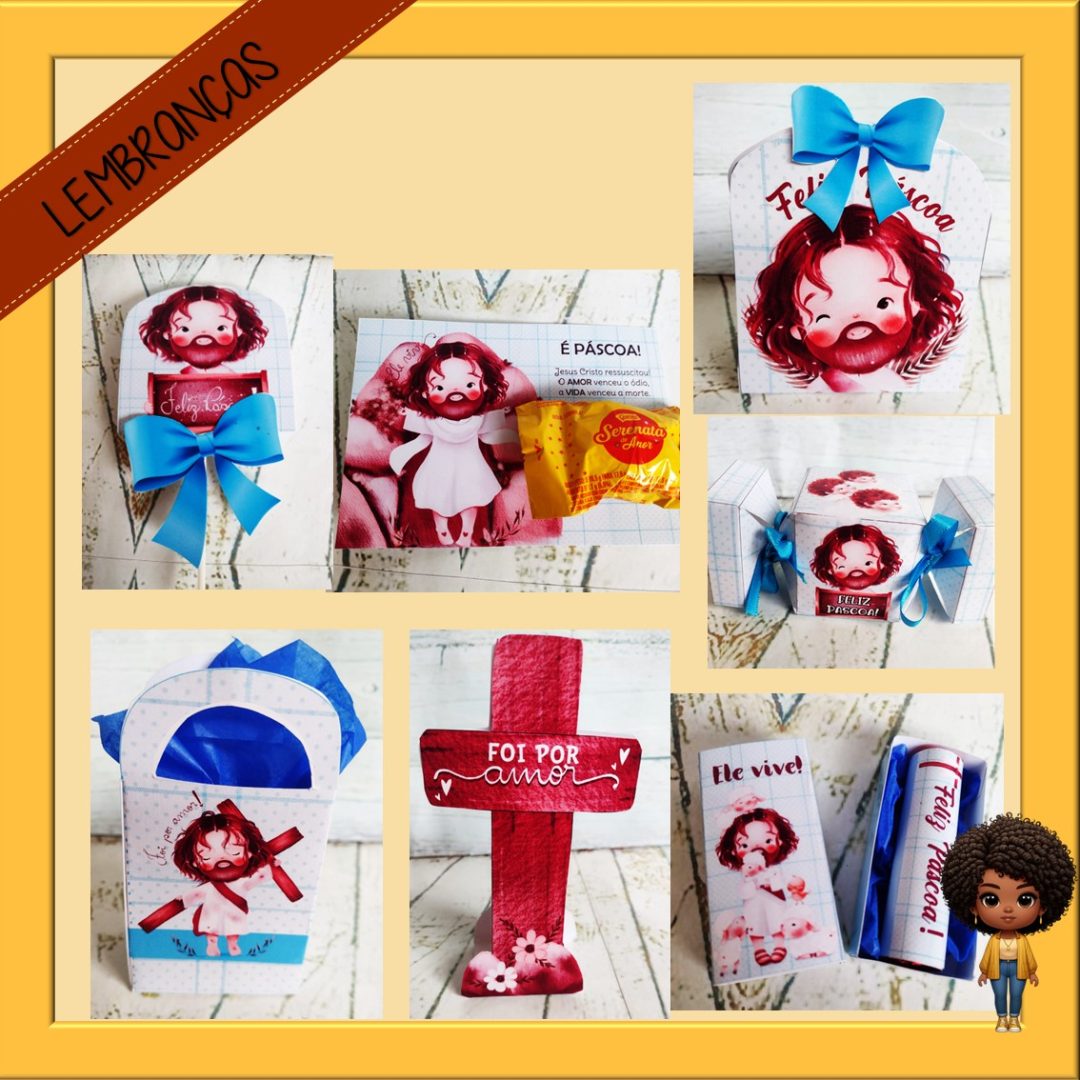 KIT LEMBRANCINHAS - PÁSCOA CRISTÃ