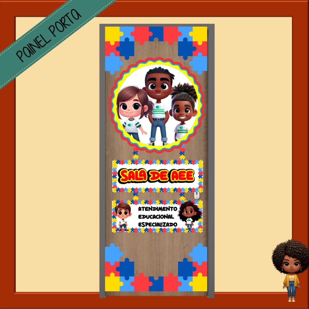 PAINEL PORTA - SALA DE AEE