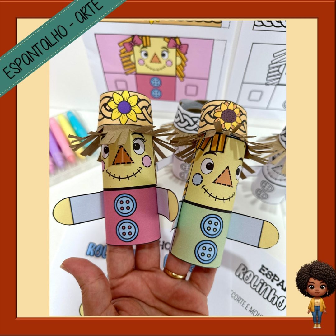 ESPANTALHO ROLINHO DE PAPEL