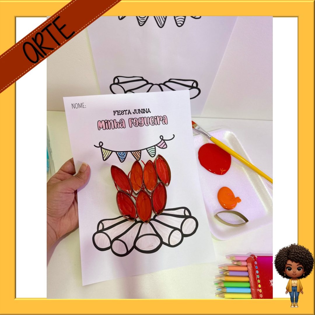 ATIVIDADE DE ARTE - FOGUEIRA