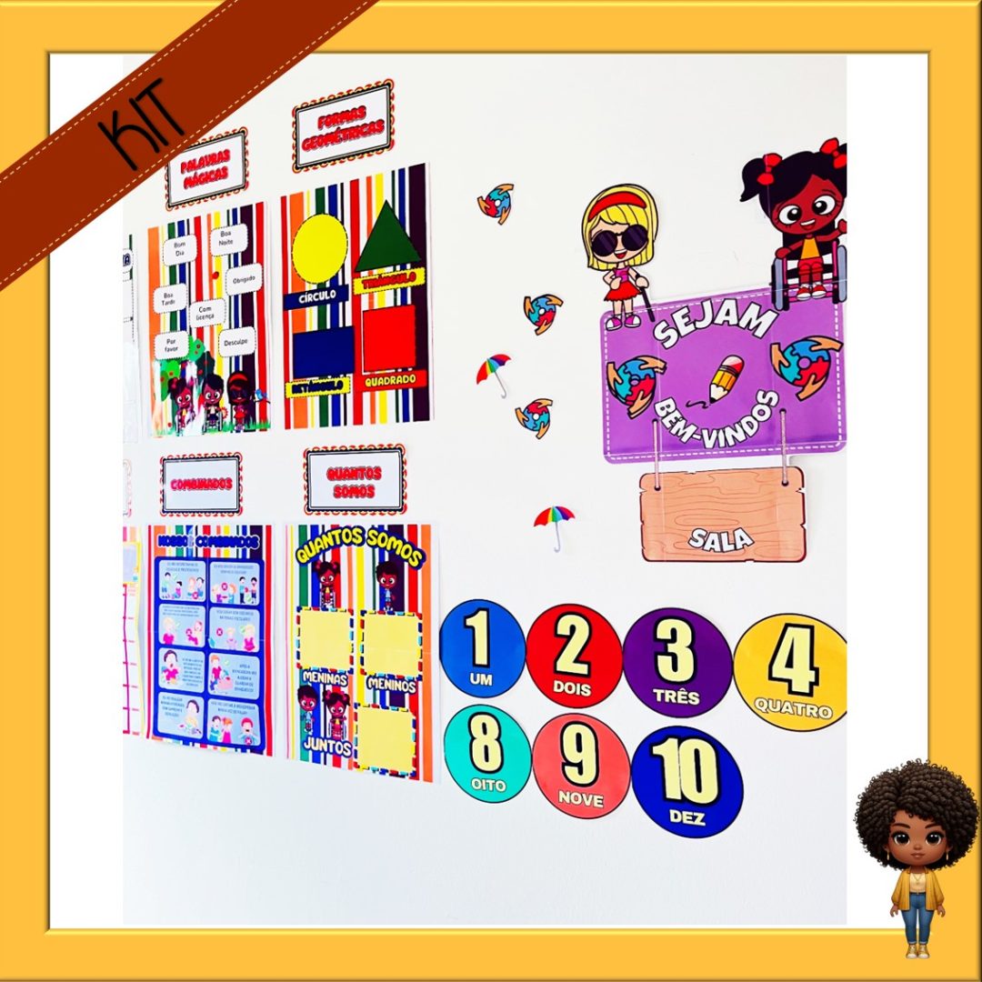 KIT SALA DE AULA- EDUCAÇÃO ESPECIAL