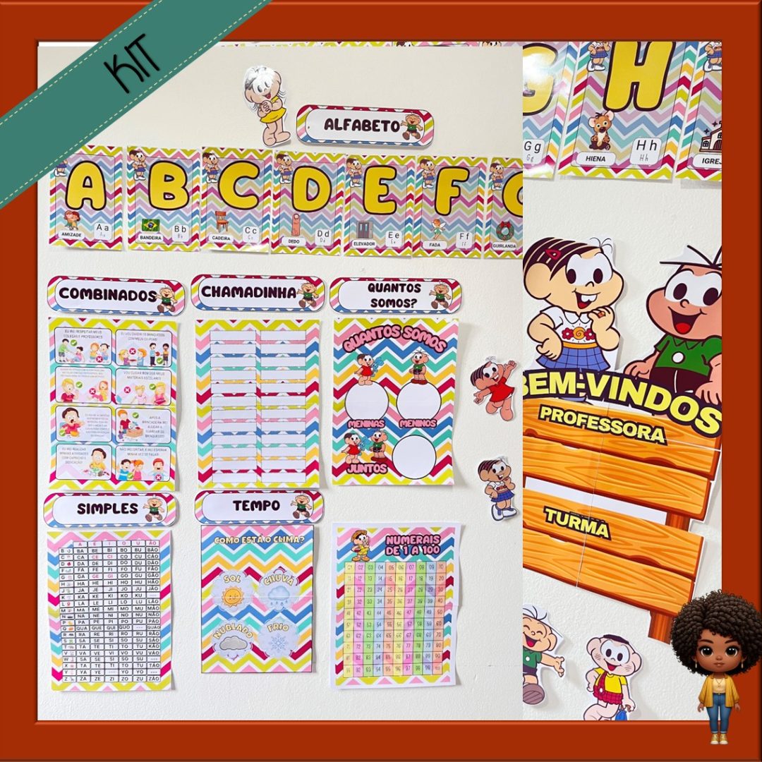 KIT VOLTA ÀS AULAS- TURMA DA MÔNICA