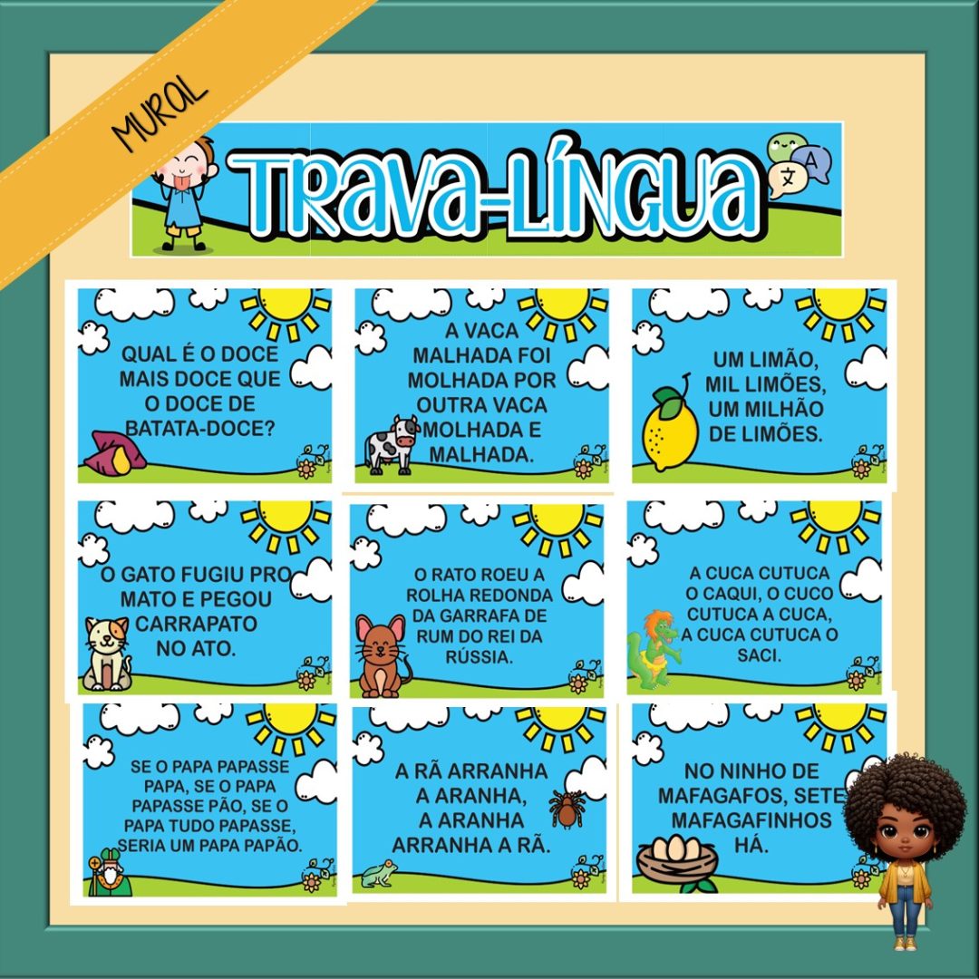 MURAL TRAVA-LÍNGUA