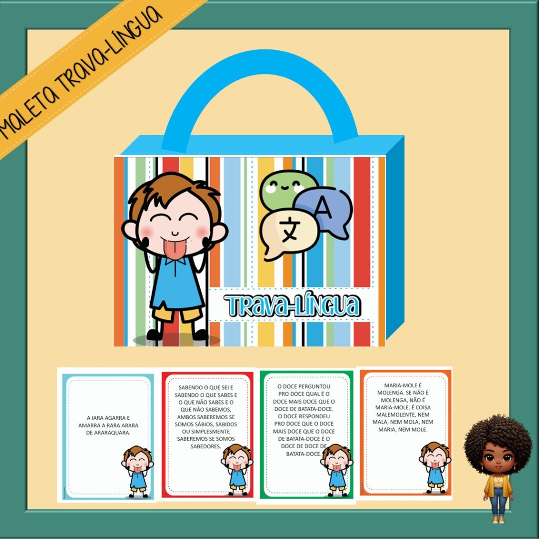 MALETA DE LEITURA TRAVA-LÍNGUA