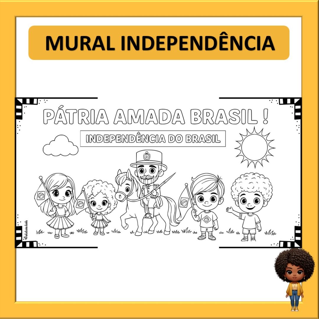 PAINEL COLORIR INDEPENDÊNCIA