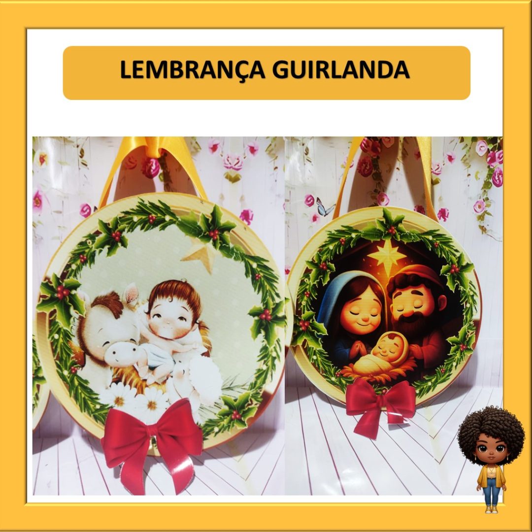 LEMBRANCINHA GUIRLANDA DE NATAL