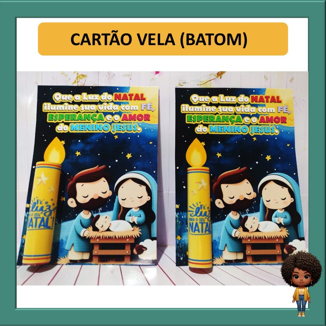 CARTÃO VELA (BATOM)