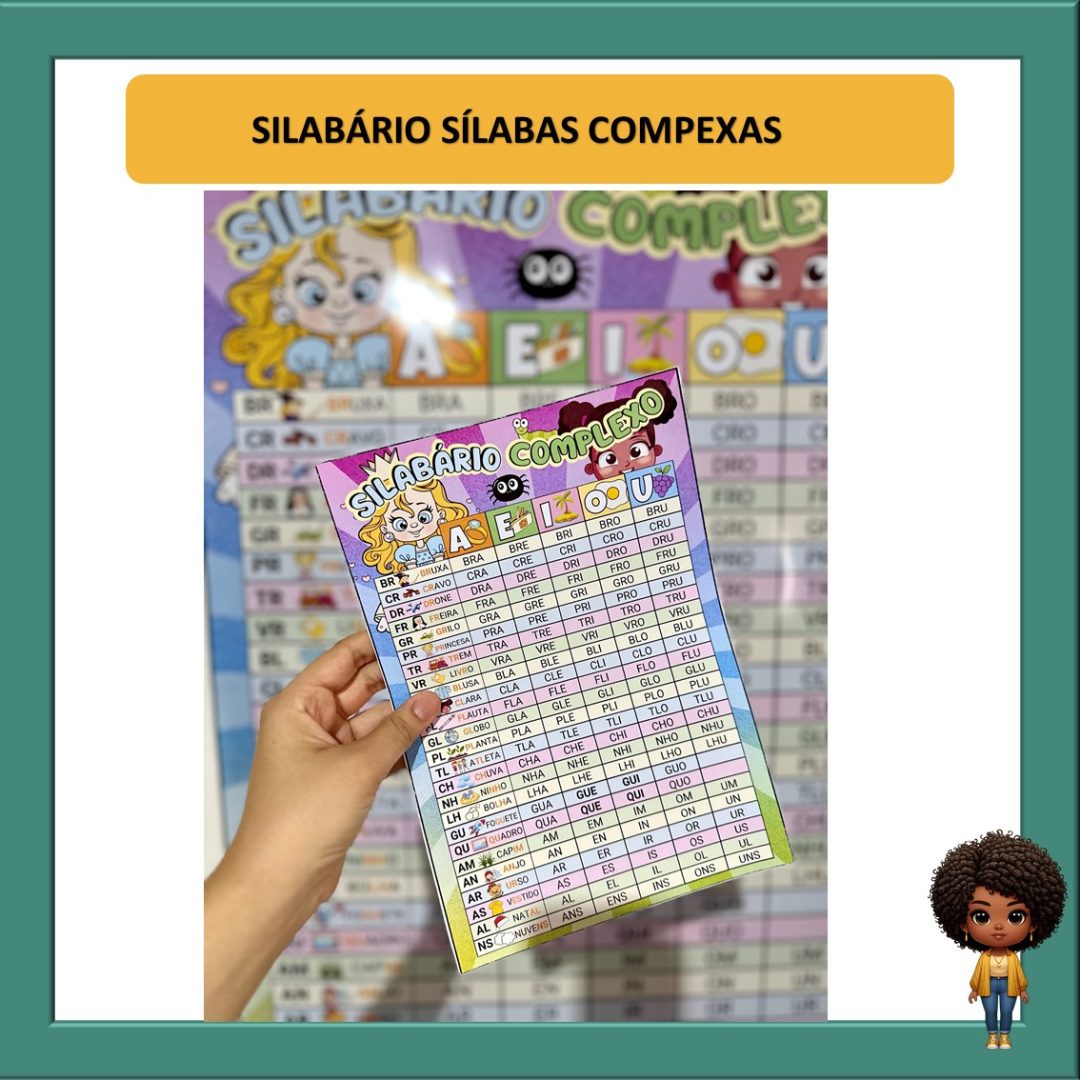 SILABÁRIO SÍLABAS COMPLEXAS