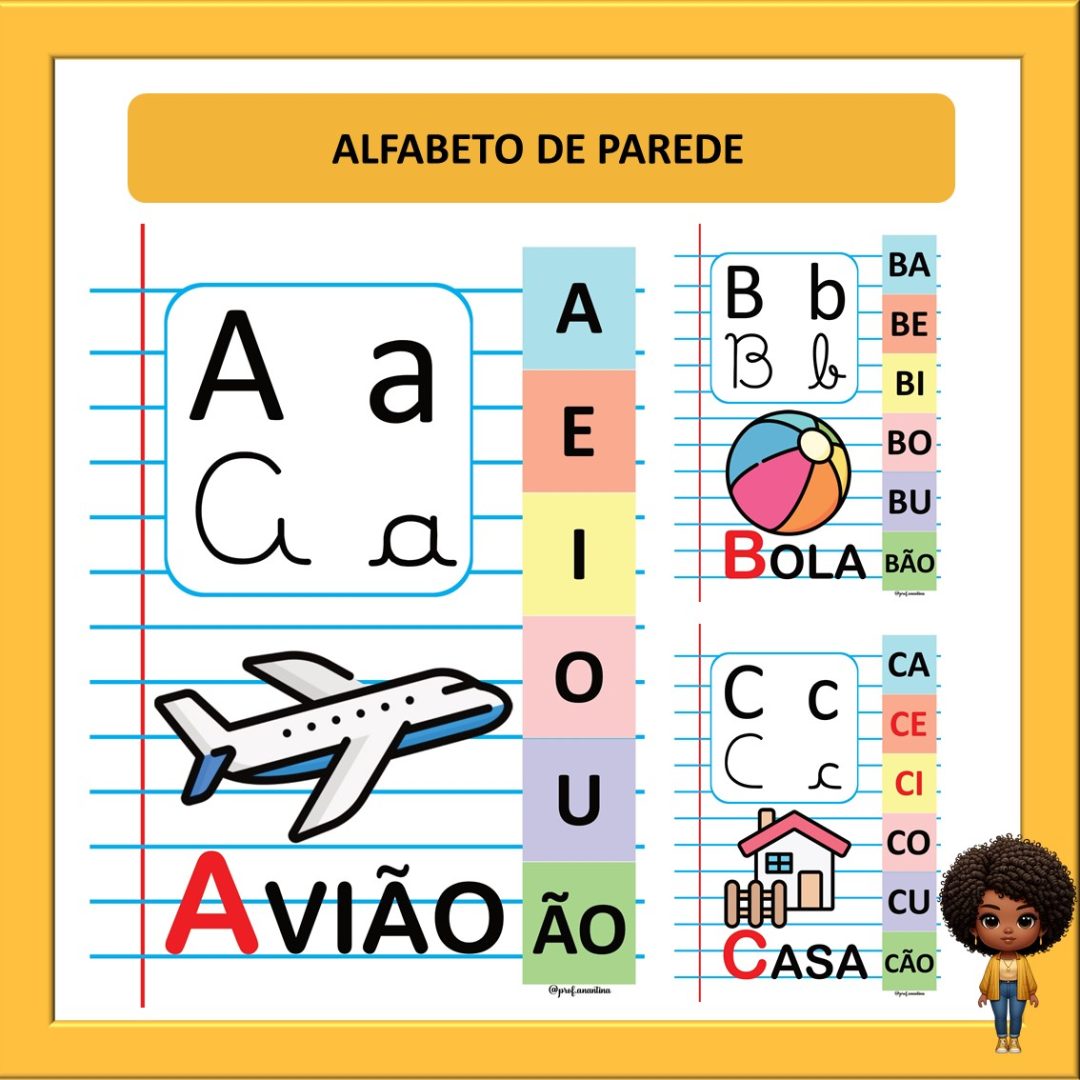 ALFABETO DE PAREDE / SILABÁRIO