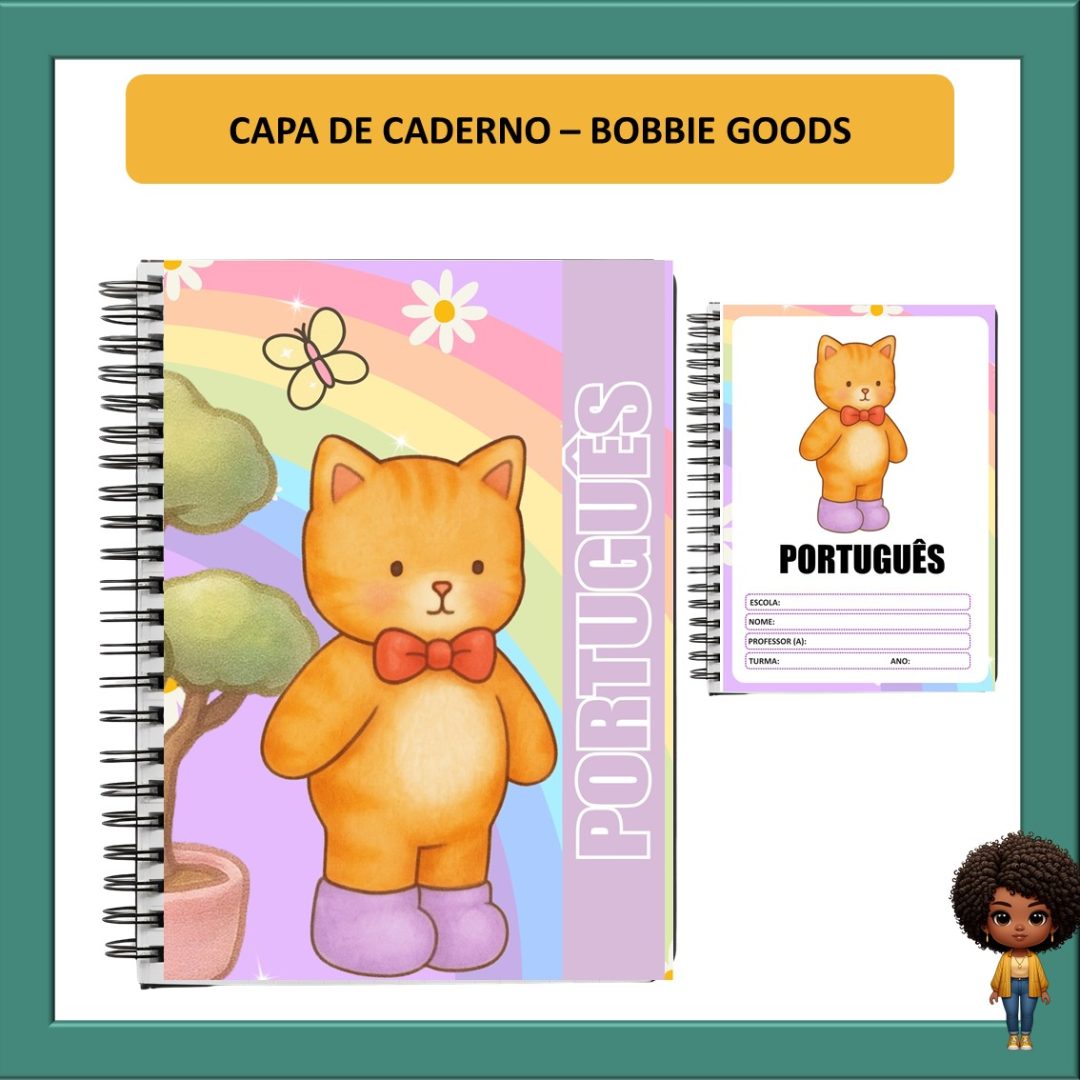 CAPA PARA CADERNO BOBBIE GOODS
