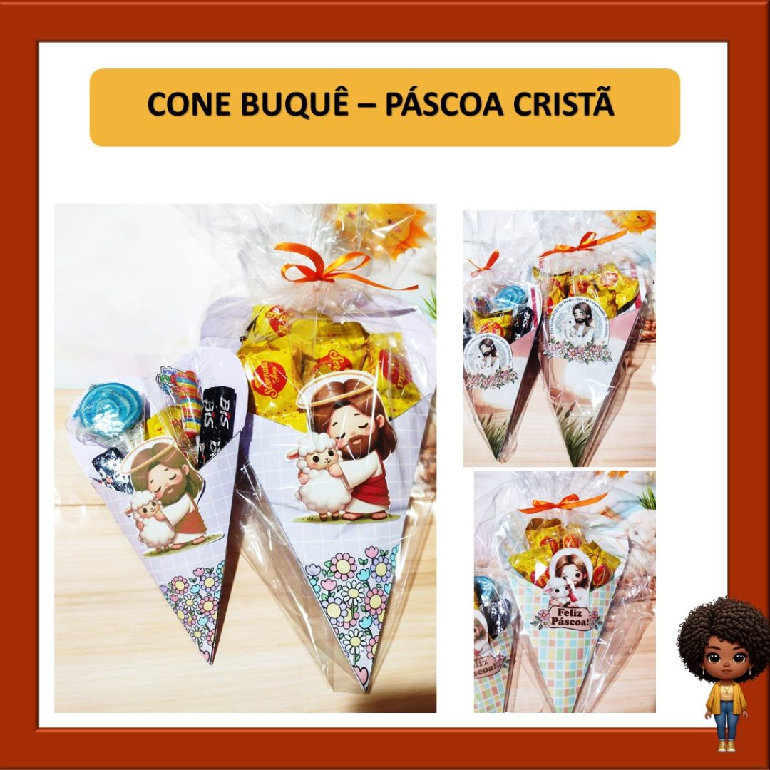 BUQUÊ CORAÇÃO – PÁSCOA CRISTÃ