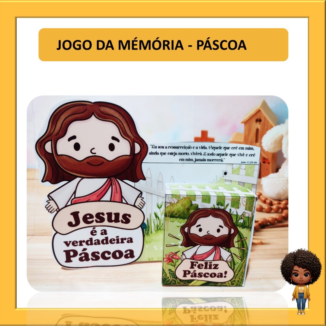 LEMBRANCINHA JOGO DA MEMÓRIA - PÁSCOA