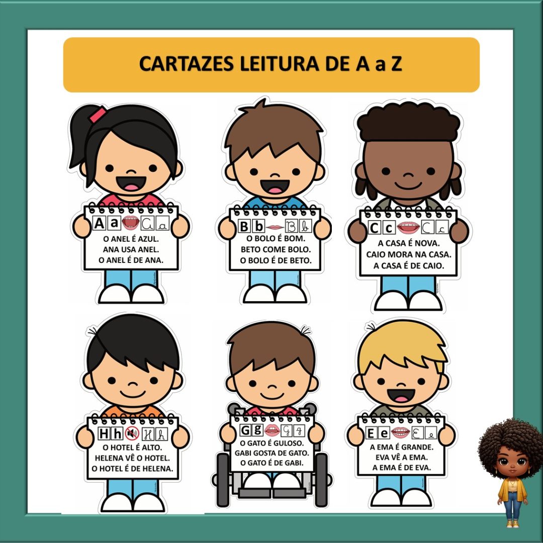 CARTAZES LEITURA - A a Z