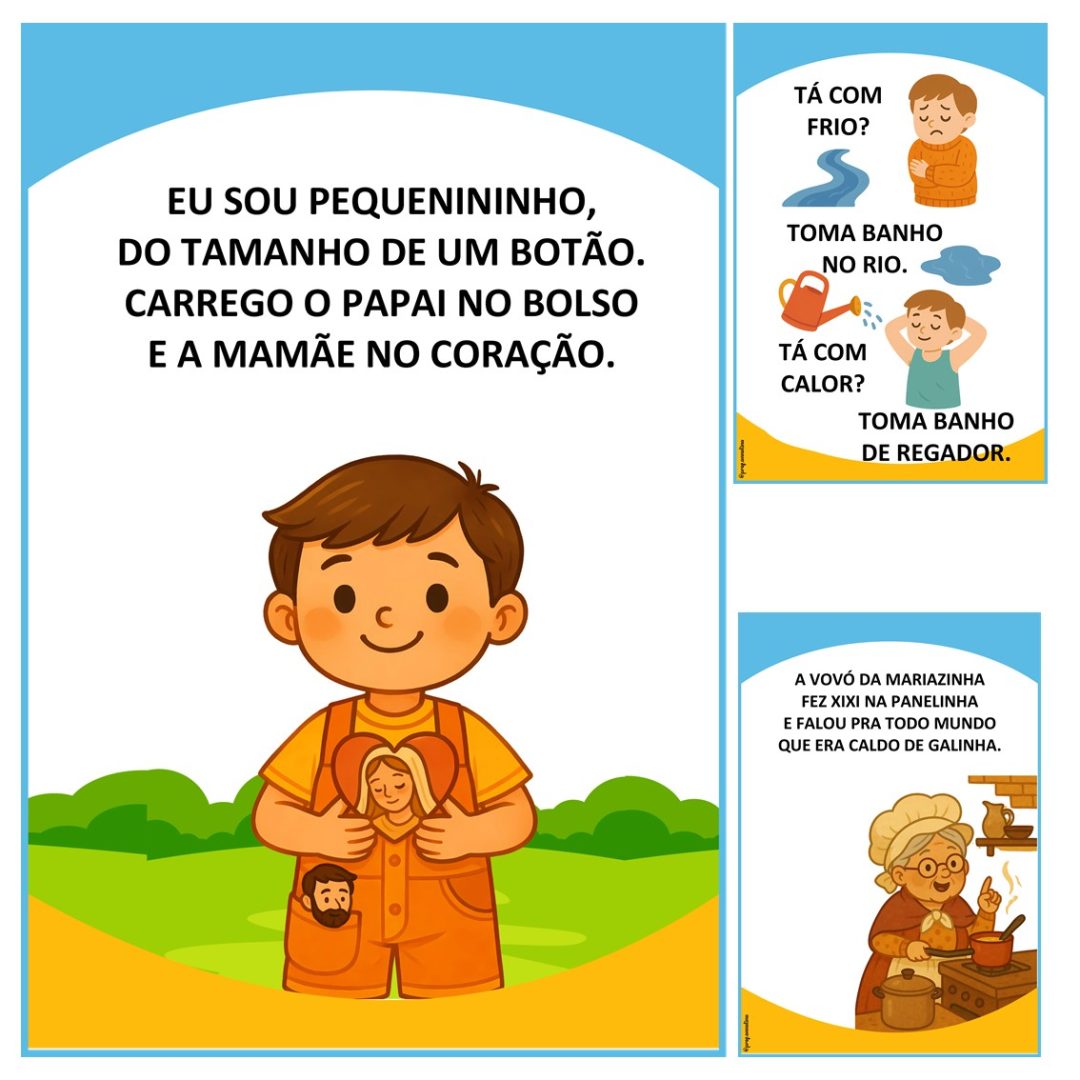 CARTAZES LEITURA- PARLENDAS