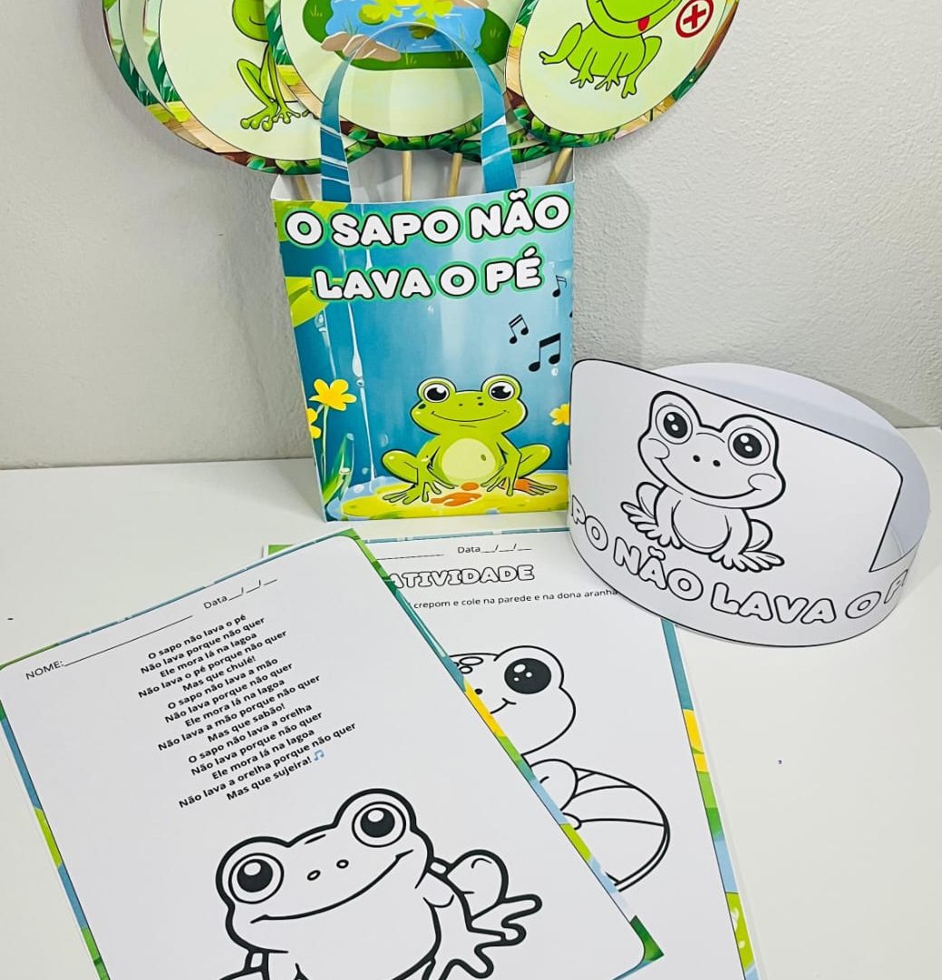 SACOLINHA MUSICAL - O SAPO NÃO LAVA O PÉ